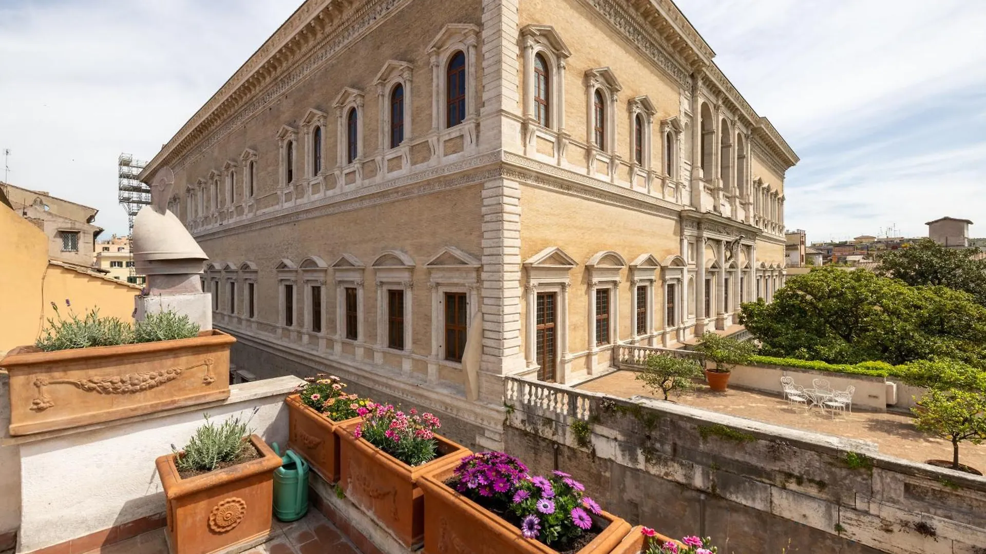 Farnesi Terrace Penthouse Apartment Rome Italy